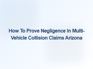 Proving Negligence in Multi-Vehicle Collision Claims in Arizona
